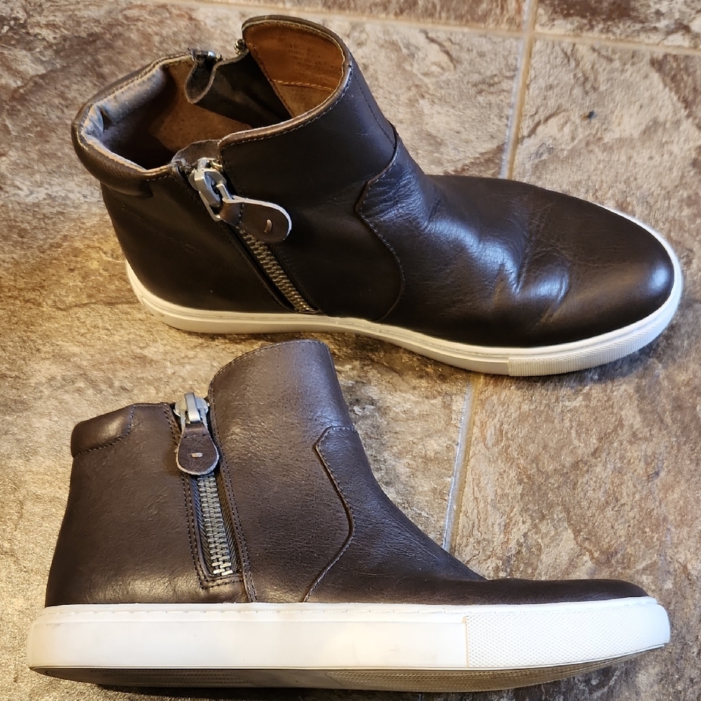 Gentle Souls by Kenneth Cole Carole Brown Ankle High-Top Size 7.5